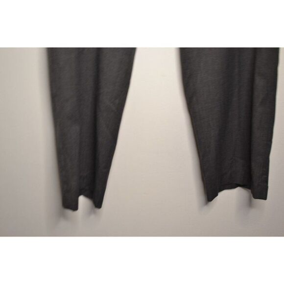 Calvin Klein Men's 38x32 Grey Wool Blend High Rise Flat Front Dress Pants - Picture 6 of 13